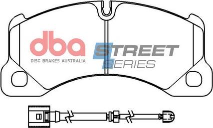 DBA Australia DB15102XP - Комплект высокоэффективных тормозных колодок parts5.com