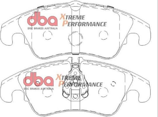 DBA Australia DB2186XP - Комплект высокоэффективных тормозных колодок parts5.com