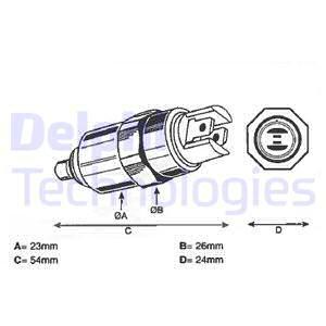 Delphi 7185-900T - Стопорный механизм, система впрыска parts5.com