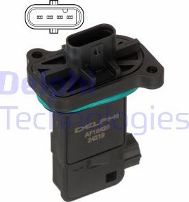 Delphi AF10420-12B1 - Датчик потока, массы воздуха parts5.com