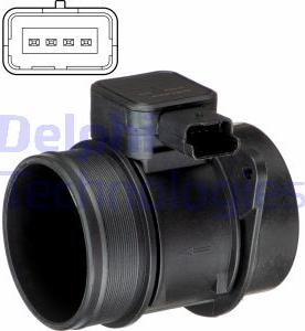 Delphi AF10500-12B1 - Датчик потока, массы воздуха parts5.com