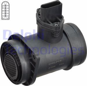 Delphi AF10260-12B1 - Датчик потока, массы воздуха parts5.com