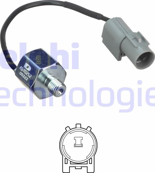 Delphi AS10252 - Датчик детонации parts5.com