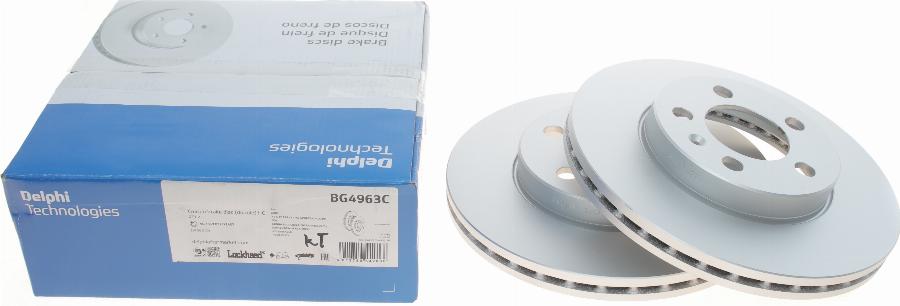 Delphi BG4963C - Тормозной диск parts5.com