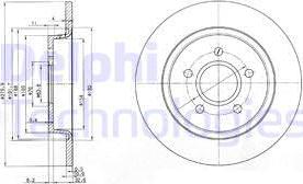 Delphi BG3897C - Тормозной диск parts5.com