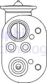 Delphi CB1001V - Расширительный клапан, кондиционер parts5.com