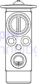 Delphi CB1024V - Расширительный клапан, кондиционер parts5.com