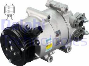 Delphi CS20323 - Compresor, aire acondicionado parts5.com