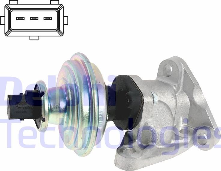 Delphi EG10625-12B1 - Клапан возврата ОГ parts5.com