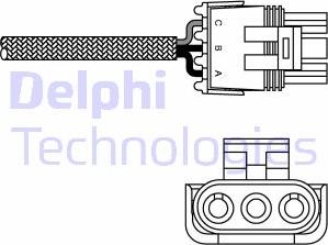 Delphi ES10996-12B1 - Лямбда-зонд, датчик кислорода parts5.com