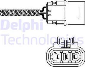 Delphi ES10456-12B1 - Лямбда-зонд, датчик кислорода parts5.com