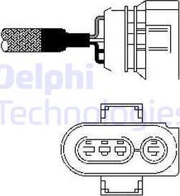 Delphi ES10403-12B1 - Lambda Sensor parts5.com