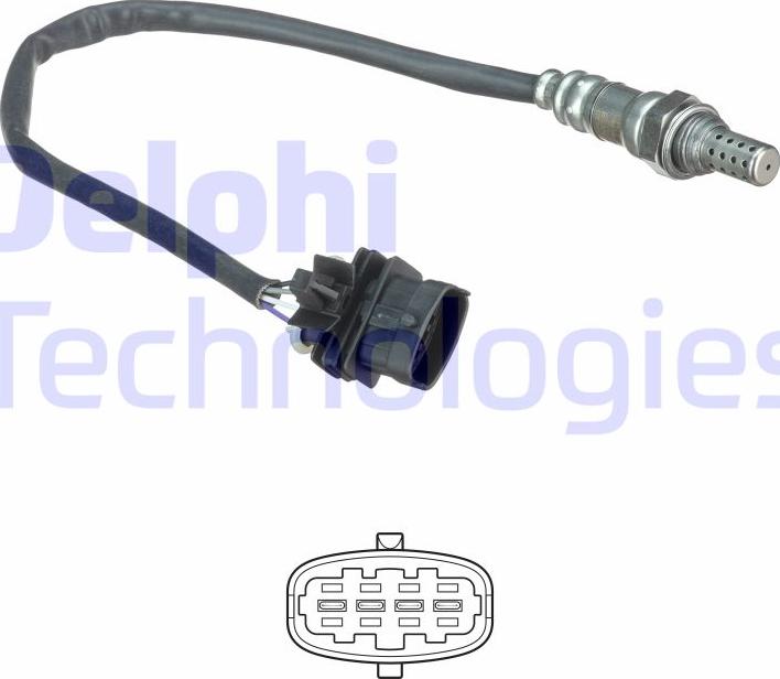 Delphi ES20491-12B1 - Lambda Sensor parts5.com