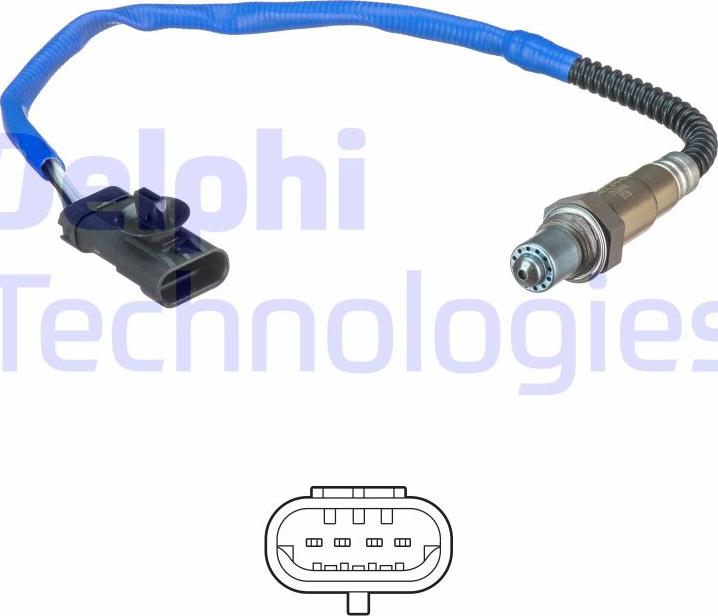 Delphi ES20656-12B1 - Lambda Sensor parts5.com