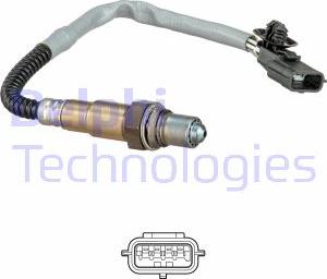 Delphi ES20680-12B1 - Lambda Sensor parts5.com