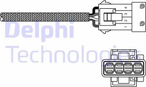 Delphi ES20230-12B1 - Sonda Lambda parts5.com