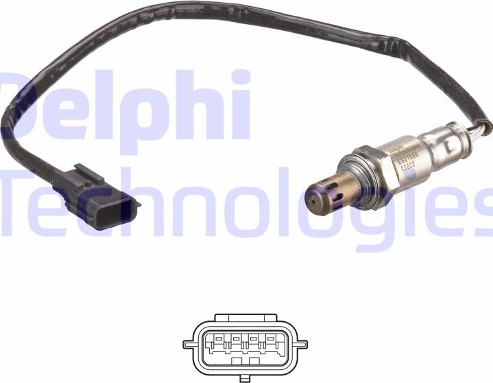 Delphi ES21060-12B1 - Lambda Sensor parts5.com