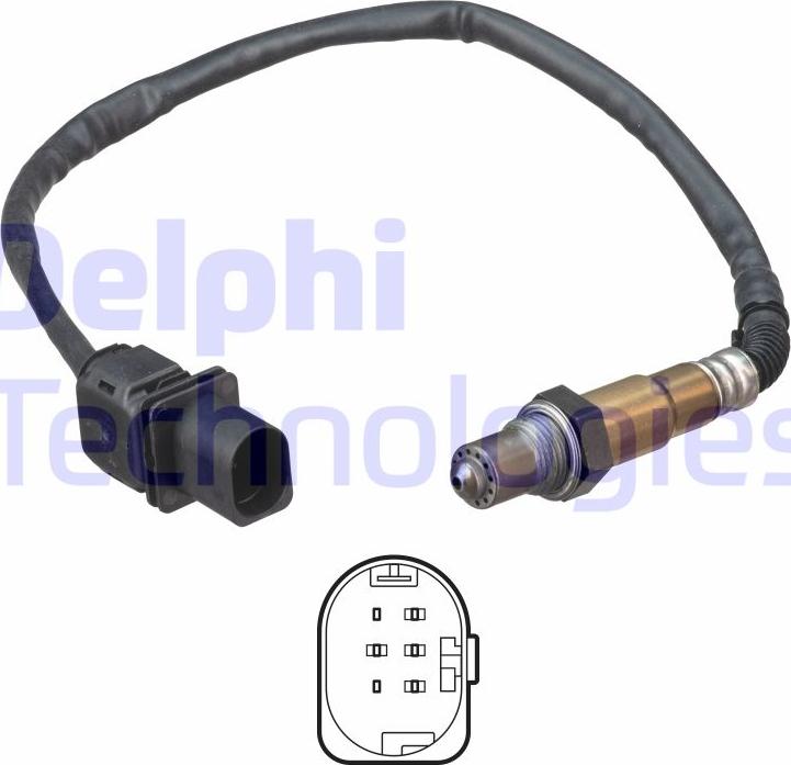 Delphi ES21168-12B1 - Lambda Sensor parts5.com