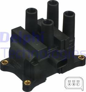 Delphi GN10449-12B1 - Катушка зажигания parts5.com