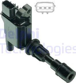 Delphi GN10480-12B1 - Катушка зажигания parts5.com