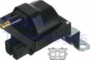 Delphi GN10481-12B1 - Катушка зажигания parts5.com