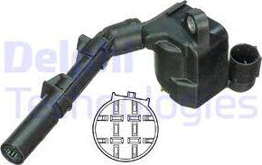 Delphi GN10691-12B1 - Катушка зажигания parts5.com