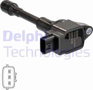 Delphi GN10648-12B1 - Катушка зажигания parts5.com