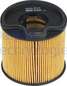 Delphi HDF536 - Топливный фильтр parts5.com