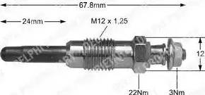 Delphi HDS347 - Glow Plug parts5.com