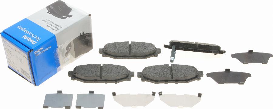 Delphi LP1999 - Brake Pad Set, disc brake parts5.com