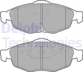 Chrysler K05093021AA - Тормозные колодки, дисковые, комплект parts5.com