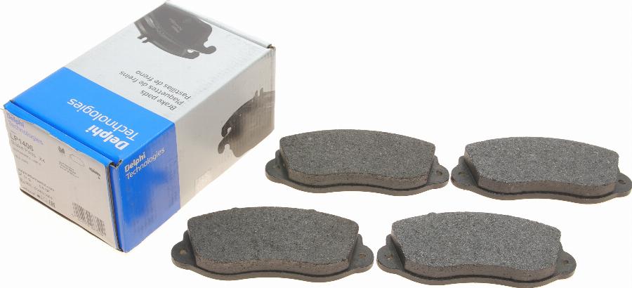 Delphi LP1406 - Brake Pad Set, disc brake parts5.com