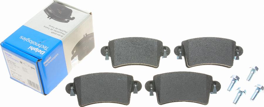 Delphi LP1747 - Brake Pad Set, disc brake parts5.com