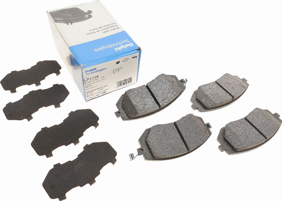 Delphi LP1718 - Brake Pad Set, disc brake parts5.com