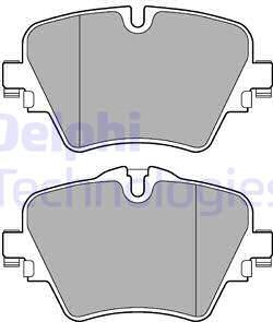 Delphi LP3182 - Тормозные колодки, дисковые, комплект parts5.com