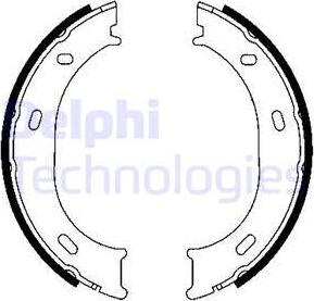 Delphi LS1905 - Комплект тормозов, ручник, парковка parts5.com