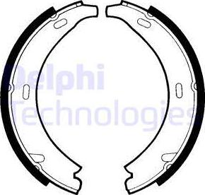 Delphi LS1371 - Комплект тормозов, ручник, парковка parts5.com