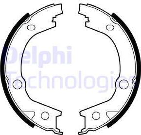 Delphi LS2001 - Комплект тормозов, ручник, парковка parts5.com