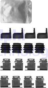 Delphi LX0639 - Accessory Kit for disc brake Pads parts5.com