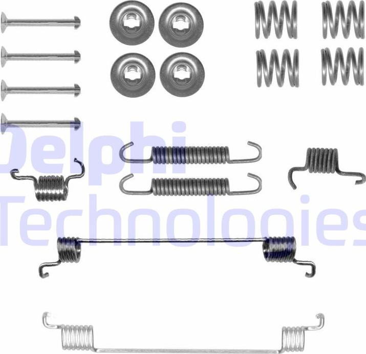 Delphi LY1437 - Комплектующие, барабанный тормозной механизм parts5.com