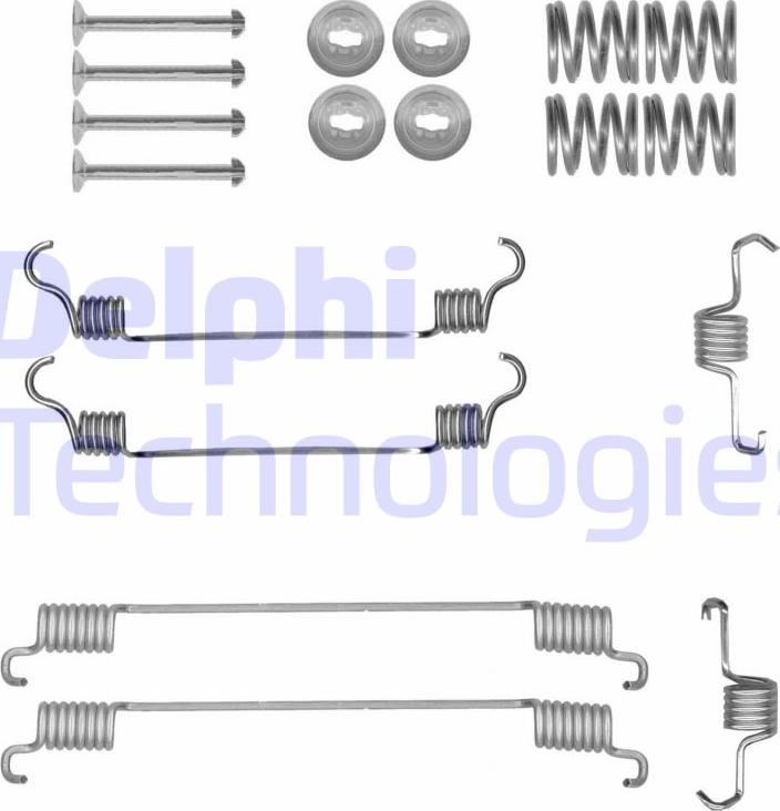 Delphi LY1429 - Комплектующие, барабанный тормозной механизм parts5.com