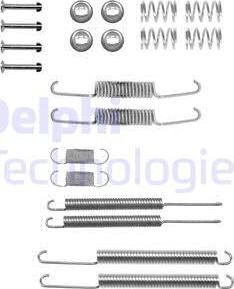 Delphi LY1098 - Комплектующие, барабанный тормозной механизм parts5.com