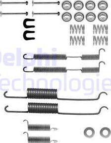 Delphi LY1092 - Комплектующие, барабанный тормозной механизм parts5.com