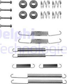 Delphi LY1161 - Комплектующие, барабанный тормозной механизм parts5.com