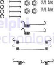 Delphi LY1110 - Комплектующие, барабанный тормозной механизм parts5.com