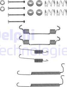 Delphi LY1357 - Комплектующие, барабанный тормозной механизм parts5.com