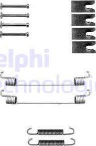 Delphi LY1335 - Комплектующие, барабанный тормозной механизм parts5.com