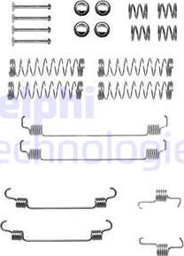 Delphi LY1331 - Комплектующие, барабанный тормозной механизм parts5.com