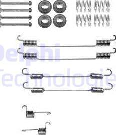 Delphi LY1378 - Комплектующие, барабанный тормозной механизм parts5.com