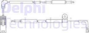 Delphi LZ0196 - Сигнализатор, износ тормозных колодок parts5.com